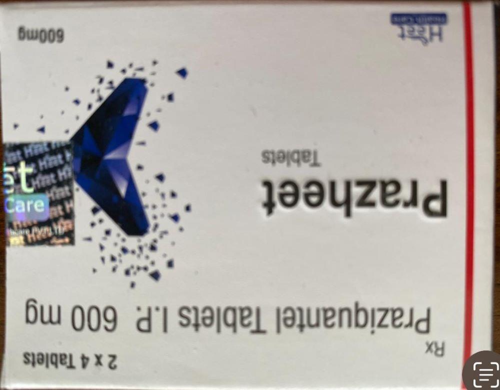 Празохеет (празіквантел) 600 мг табл №8